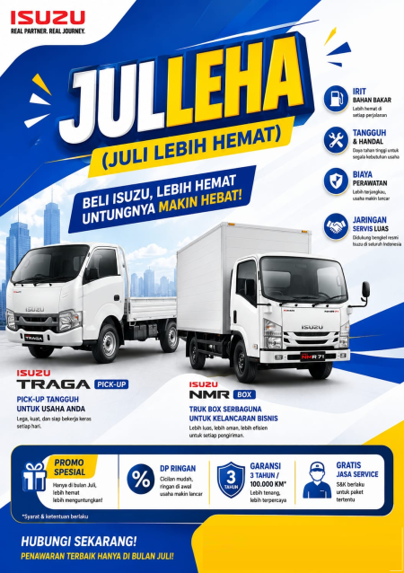 Promo Isuzu Juli Hemat - Promo Isuzu Bali 2026